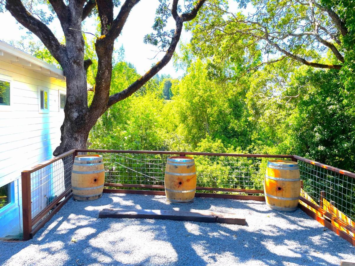 Private Wine Country-River Bungalow! Sunny Treetop Views - Pets Stay Free Forestville Exterior foto